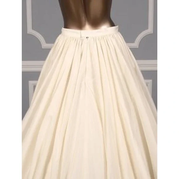 Lea-Ann Belter Grace 100% Silk Ballgown Full Formal Wedding Skirt Bridal 8 - Picture 7 of 9